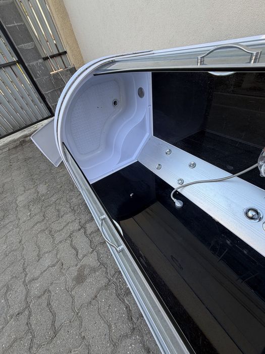 Cadă Baie cu Cabină de Duș din Sticlă – Completă