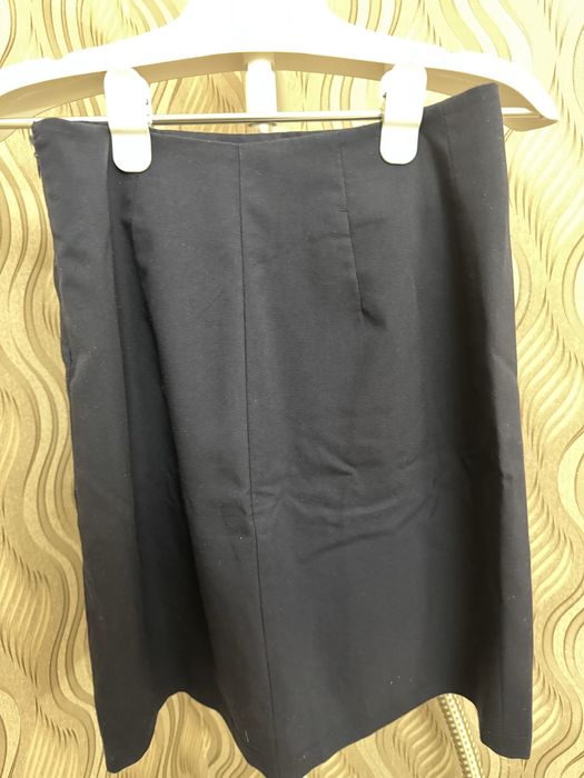 Юбка школьная темно-синяя