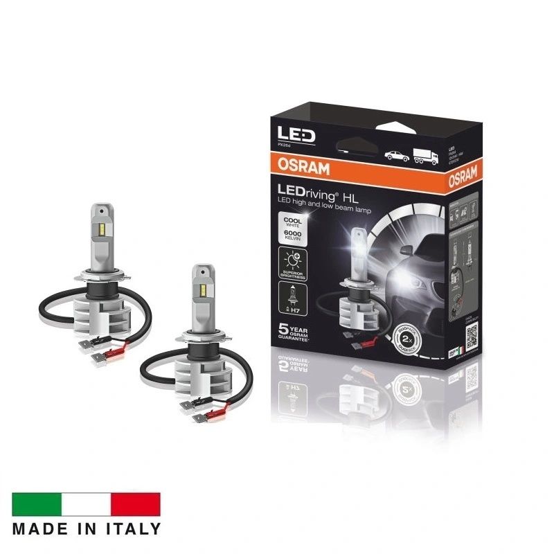 Kit de 2 Ampoules H7 LED Osram LEDriving® XTR 6000K - 64210DWXTR