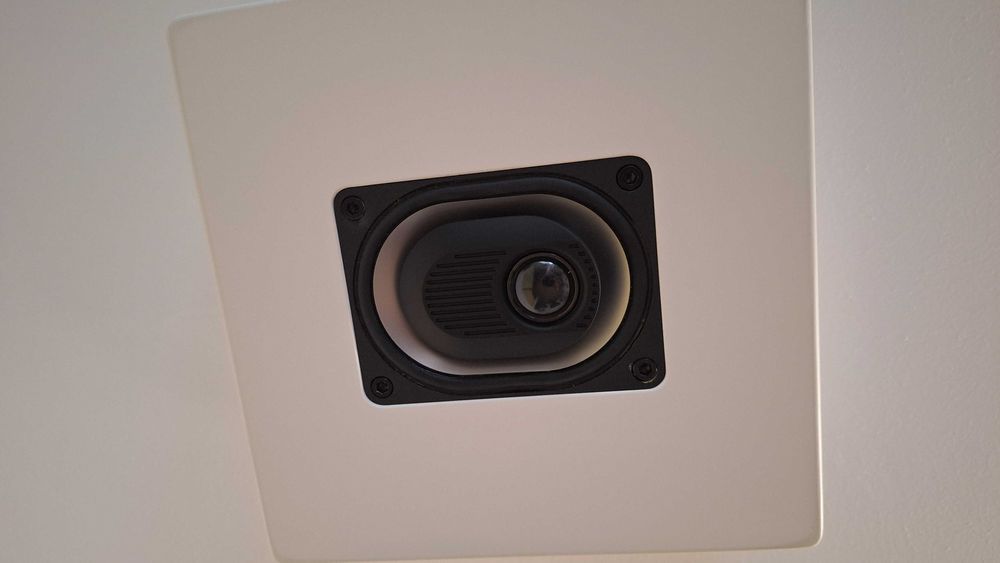 Boxe Elac ws 1425, pentru dolby atmos, ca noi, albe, suport de tavan