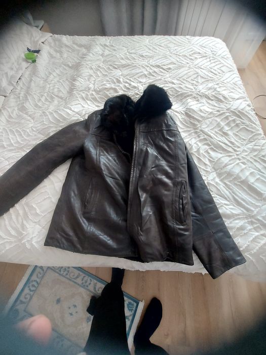 Мужская дубленка короткая