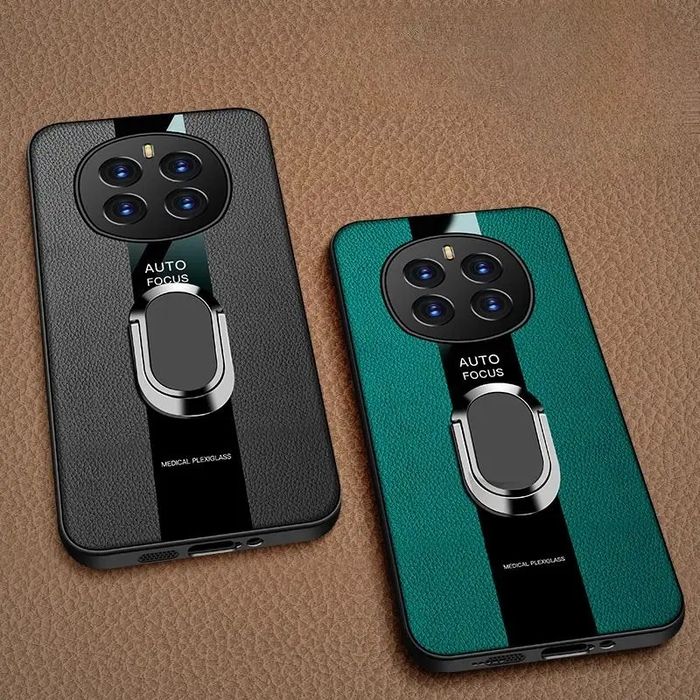 Honor Magic 7 Lite / PORSCHE Кожен кейс гръб с магнитен пръстен