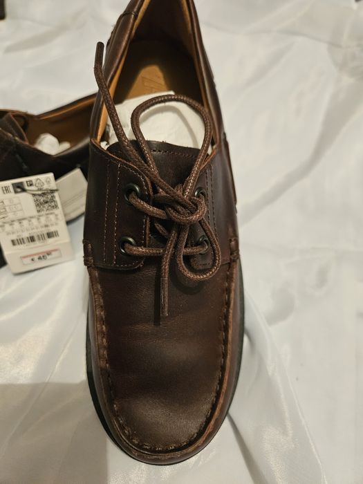 Кожанные мокасины, Zara, 29 размер