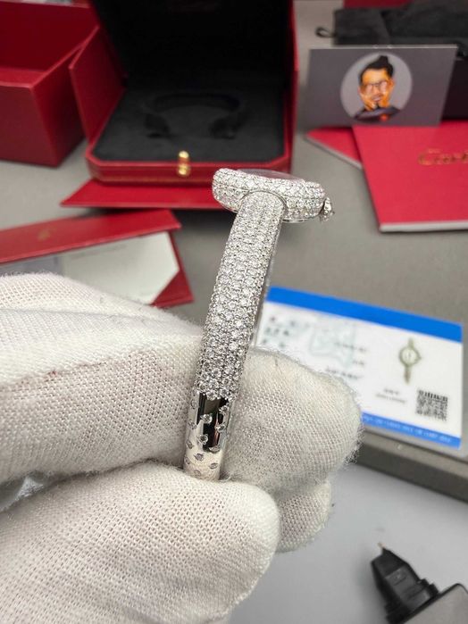 Cartier Baignoire full Diamond
