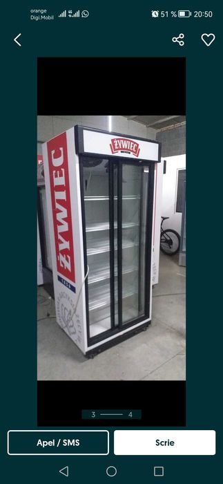 Vitrine frigorifice verticale /frigider /dozatoare /duble