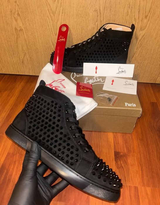 Adidasi loubutin high spikes