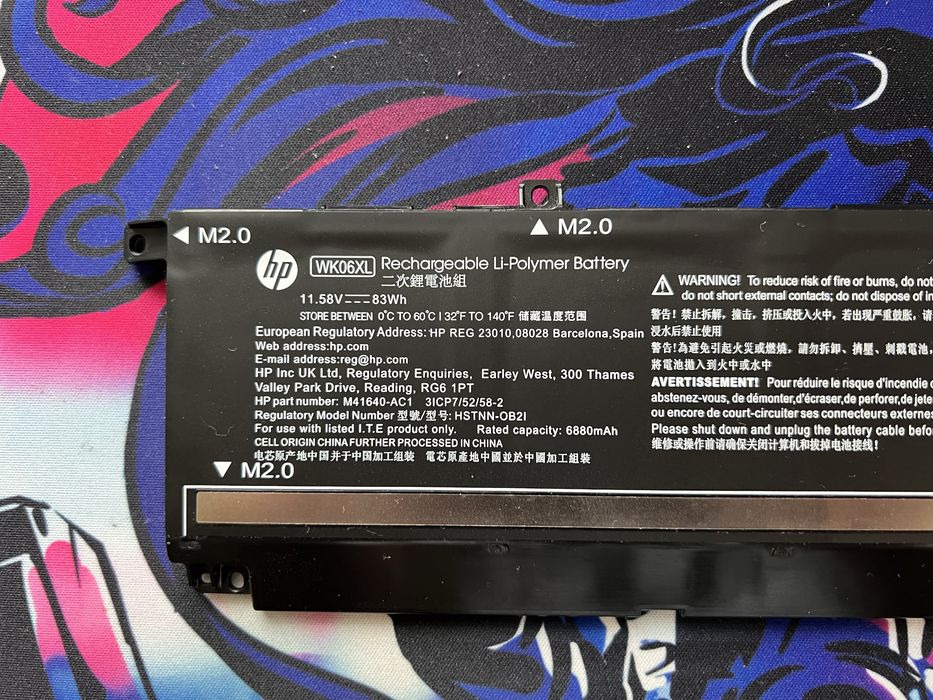 Baterie Laptop HP WK06XL 11.8v 83KW Originala nefolosit!