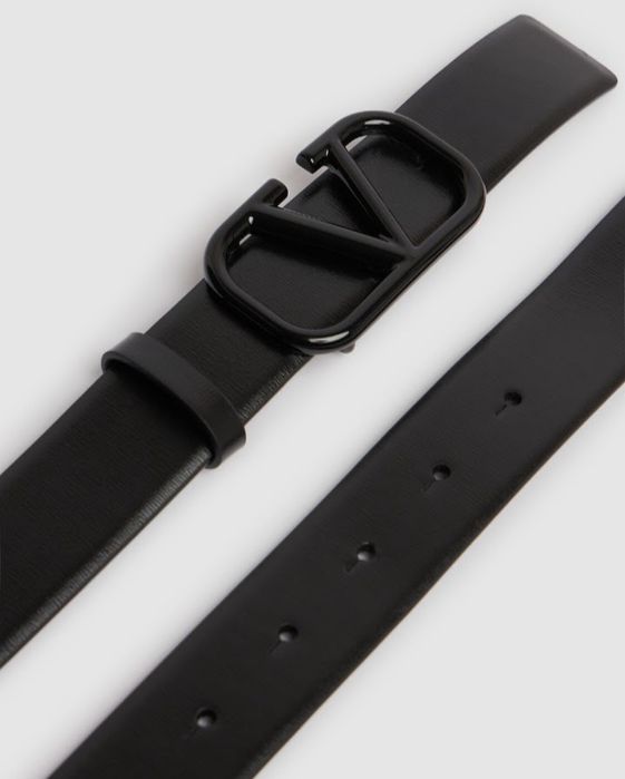 Curele Valentino piele naturala 100%,logo metalic negru,diverse dimens