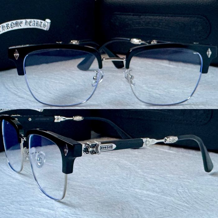 Очила за компютър Диоптрични рамки прозрачни слънчеви chrome hearts