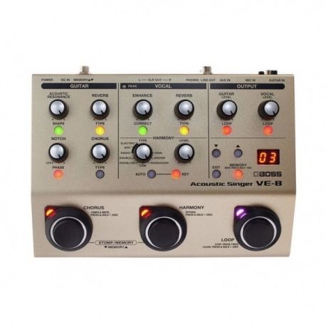 Procesor de voce  si chitara Boss ve 8