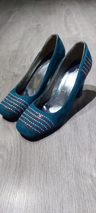 Туфли женские замшевые