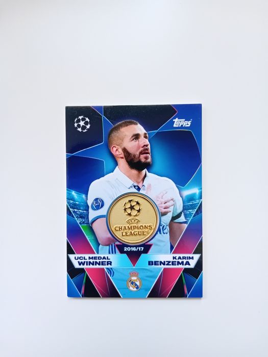 Match attax 25 26. Релик карта на Карим Бензема.