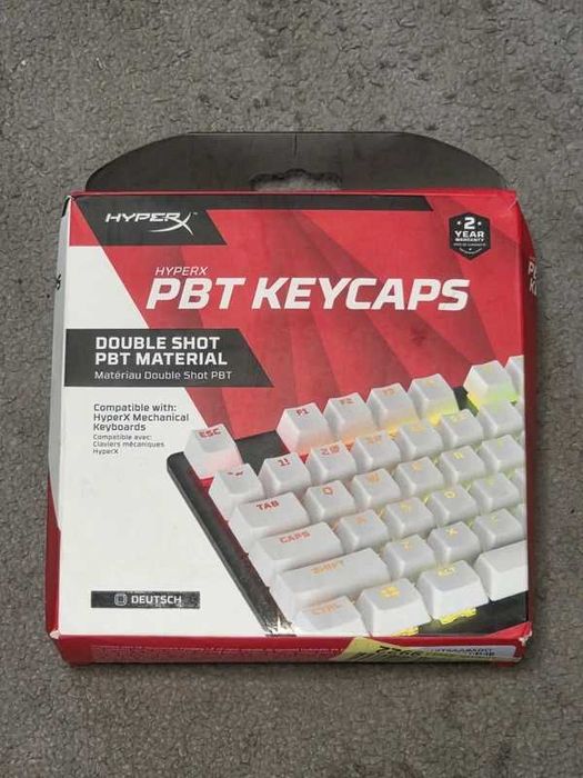 HyperX white keycaps