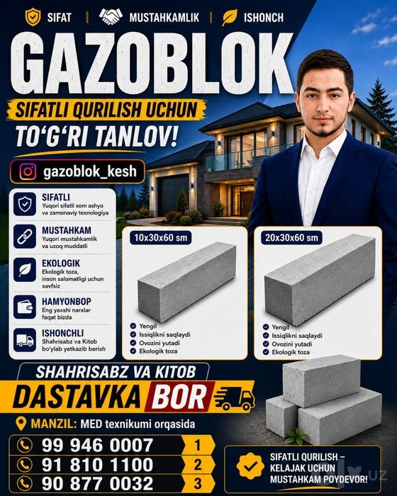 Сифатли газоблок