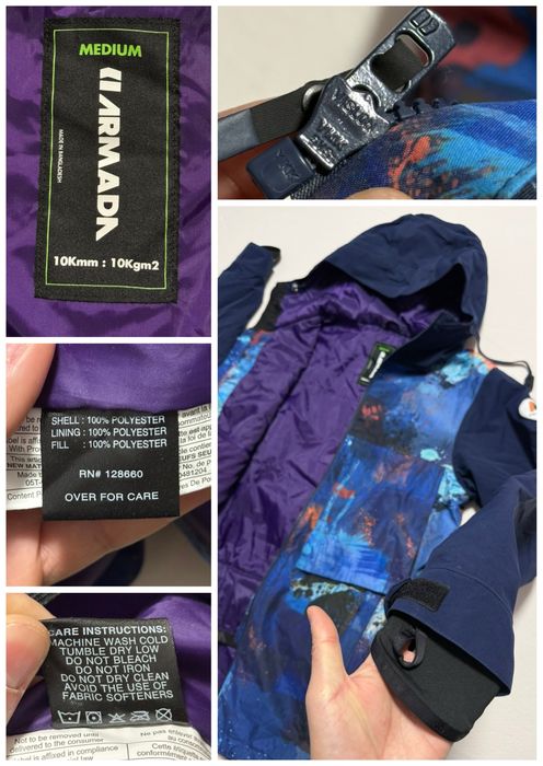 Geaca ARMADA (M barbat) Snowboard Ski zapada jacheta munte ak burton