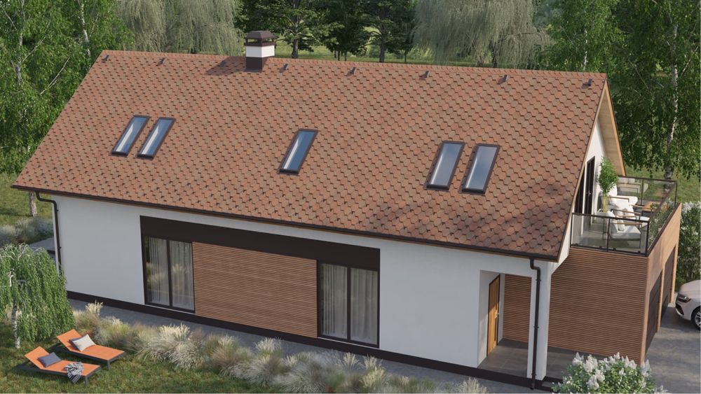 Andulin TEGOLA Yumshoq TOM KATEPAL Гибкая черепица ТЕХНОНИКОЛЬ Docke