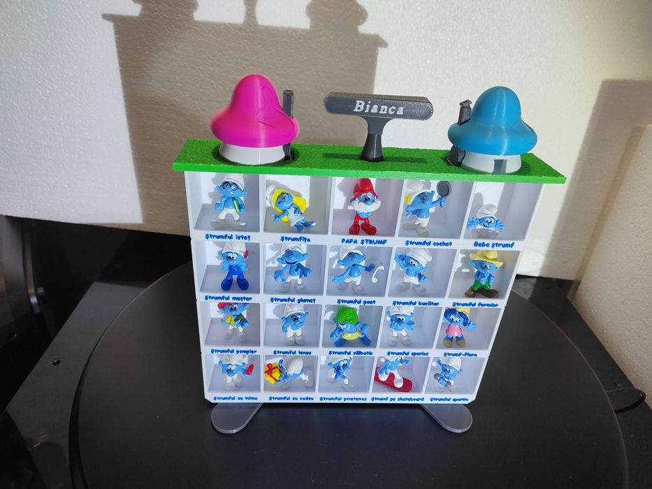 Casuta strumfi Kaufland personalizata