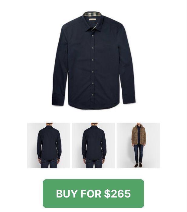 Мъжка риза BURBERRY . Размер XL