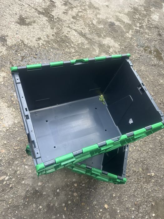 Lazi plastic/cutii plastic cu capac 60x40x37