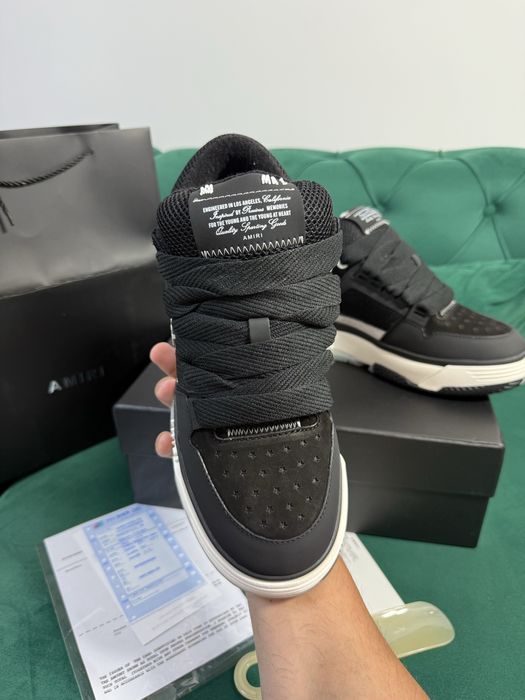 Adidasi Amiri MA-1 piele naturala 100% Full Box colectie noua Premium