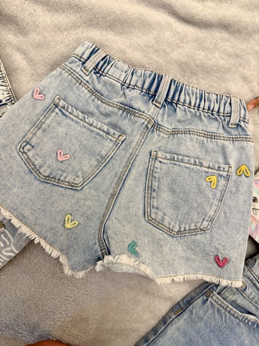 H&M Zara 4бр дънкови панталони и поли 116см 5/6г