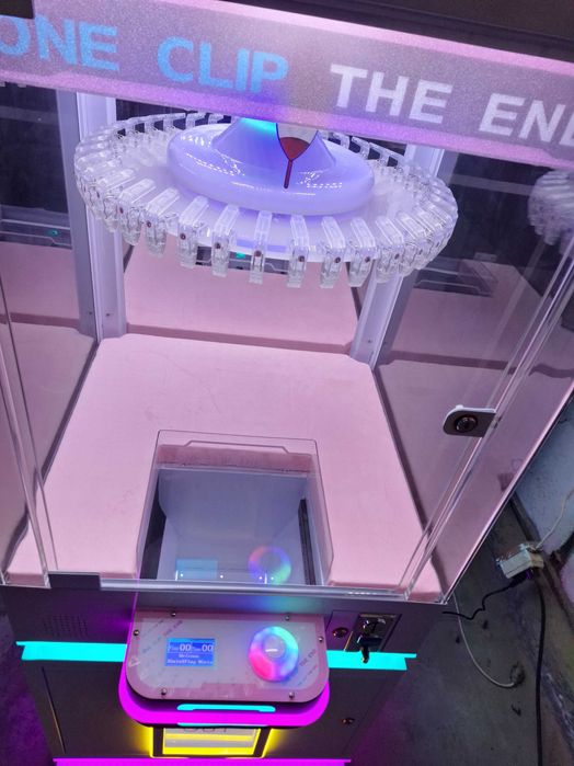 pink date кранче автомат колелото на късмета щипка голяма