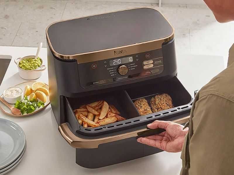 Еър Фрайър 7 в 1 Ninja Foodi FlexDrawer – 10.4L, Черен