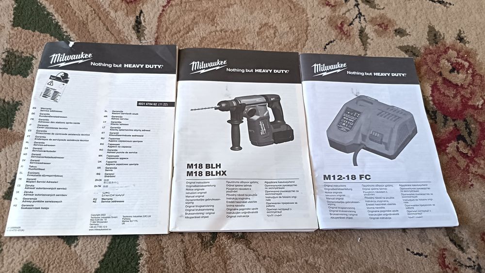 Продам перфоратор Milwaukee