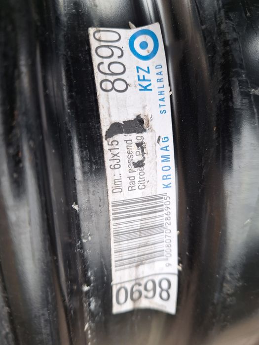 Ситроен, Пежо-15цола-4/108-1бр.-30лв.ЕТ-27:Ж-6