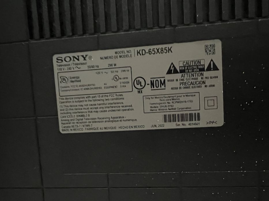 телевизор Sony Bravia KD‑65X85K (65 дюймов)