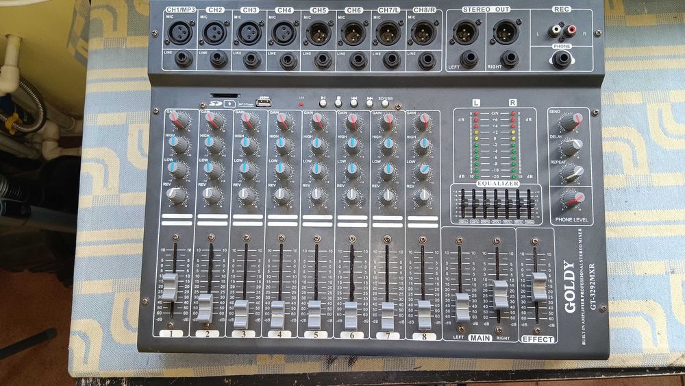 Mixer audio Goldy GT-3292MXR