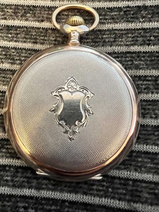 Ceas vechi de buzunar Revue carcasa argint 1920
