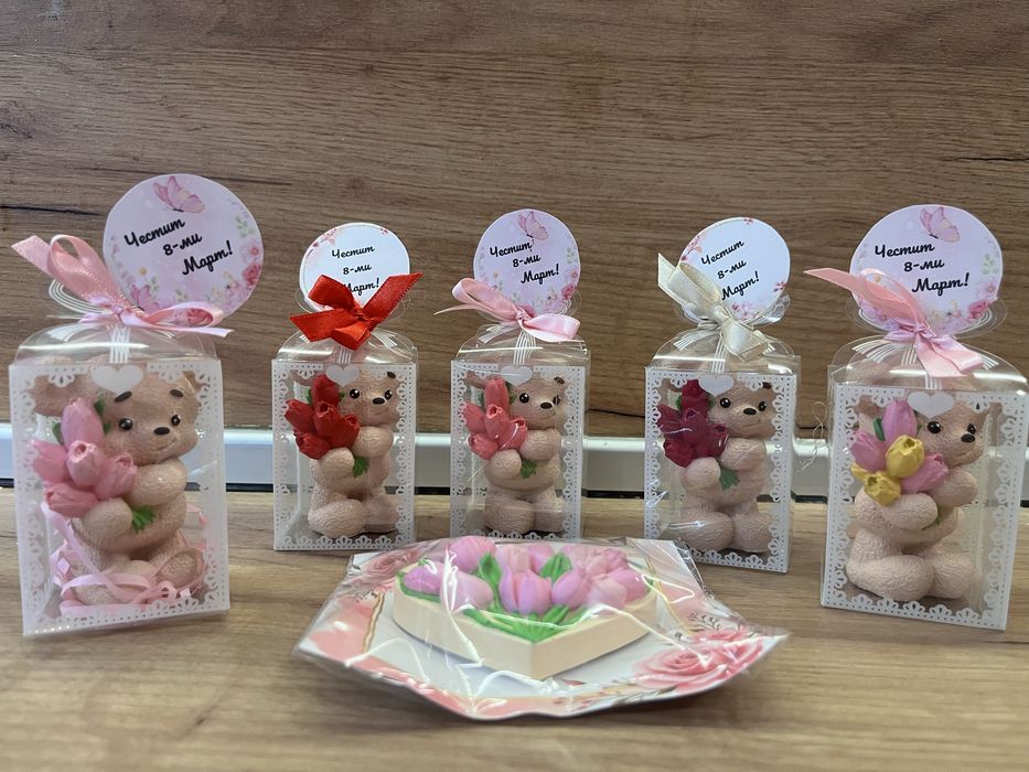 Ръчноизработени магнитчета за 8-ми Март