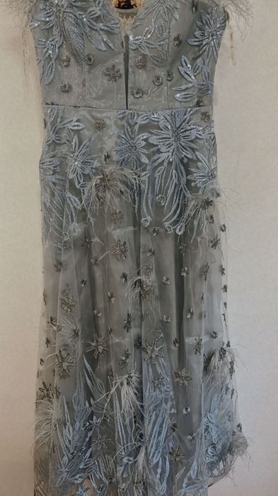 Официална рокля светло син цвят