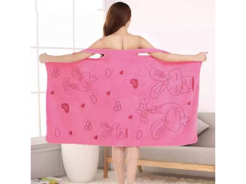 Полотенце халат на лямке.Пляжное