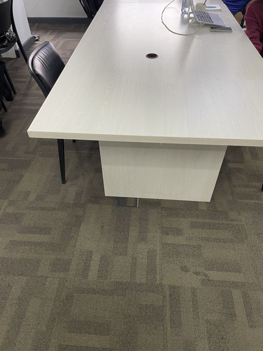 Белый стол для дома и офиса — 2 шт.