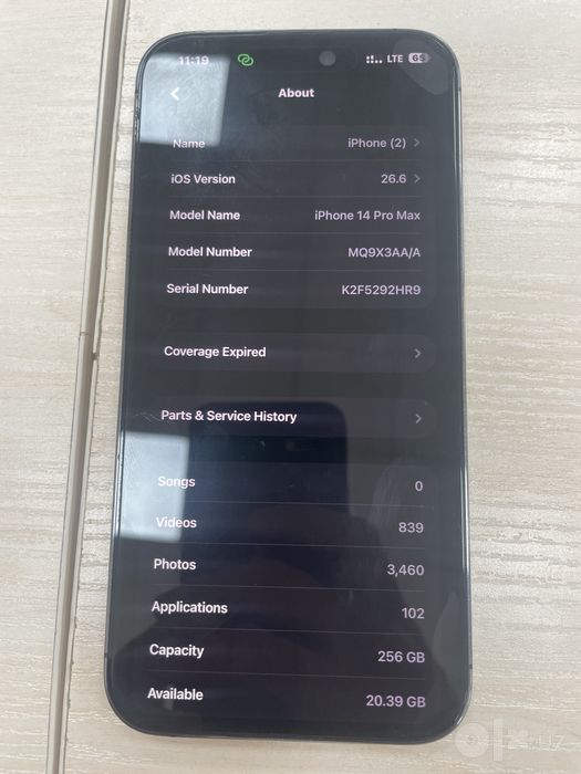 iphone 14 pro max 256gb