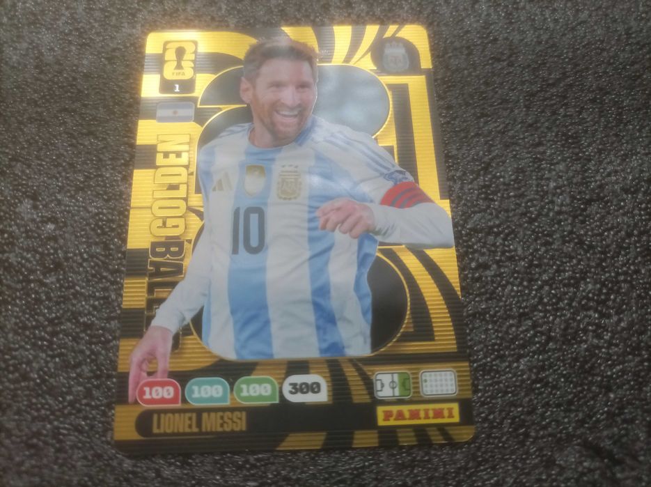 Golden baller MESSI Fifa 2026 Panini