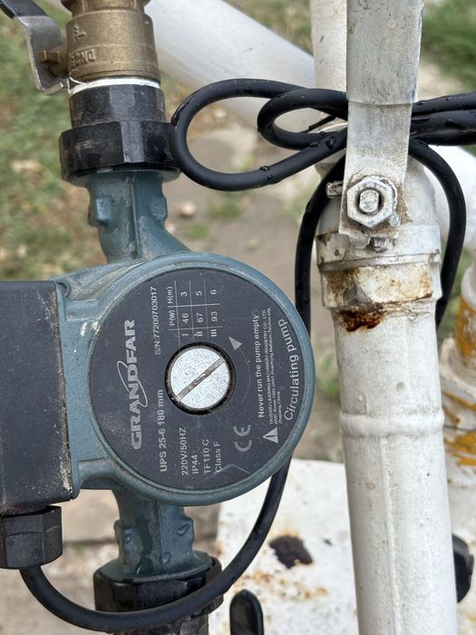 Котёл печи газовый рабочий