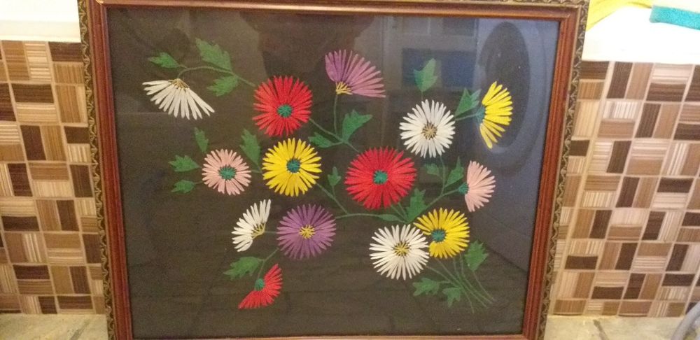 Tablouri cusute manual