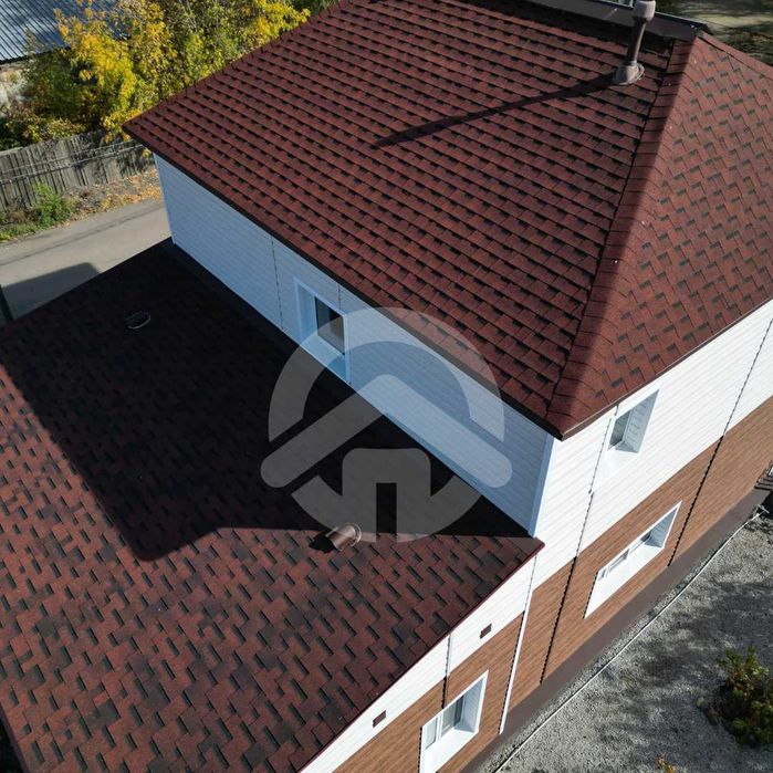 Черепица гибкая Оптима. Ондулин, металлочерепица, водосток.