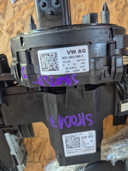 Spira volan 5Q1953569C bloc manete 5Q1953521DK Skoda Octavia 3