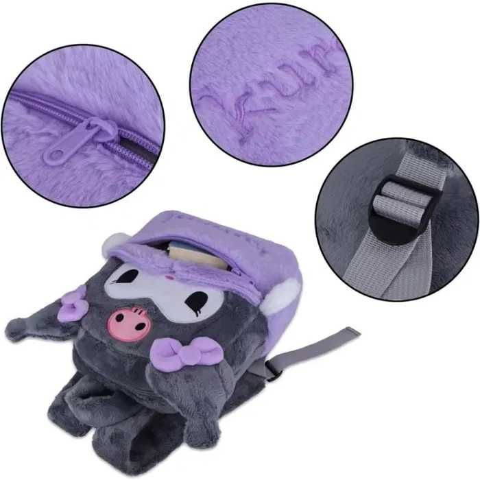 Голяма Плюшена Раница Куроми, Плюшена чанта Hello Kitty Kuromi