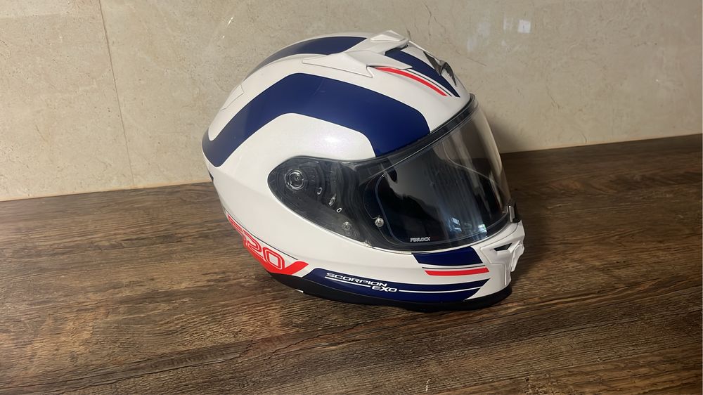 Casca moto scorpion exo 520 air bluetooth!