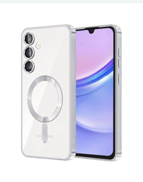 SAMSUNG S20 S21 S23 S24 S25 FE Husa Magsafe Electroplate Silicon Folie