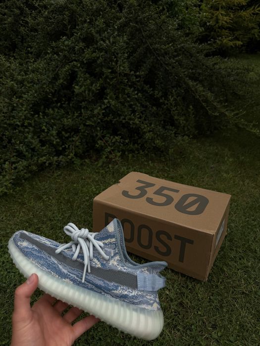 Adidasi Yeezy 350 V2 Frost Blue / Premium