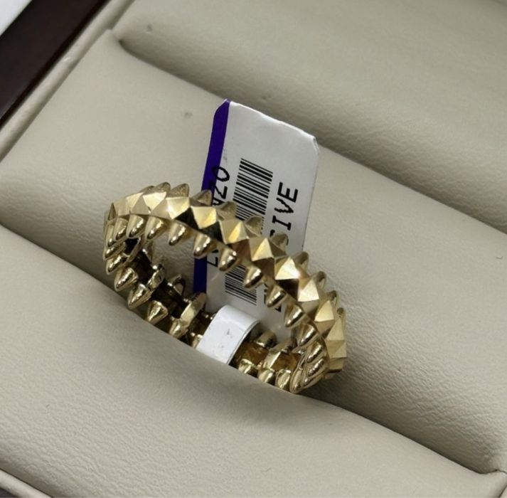 Золотое Кольцо Клеш Картье