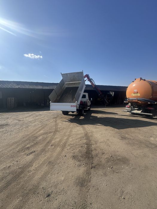 Vand iveco basculabil cu macara