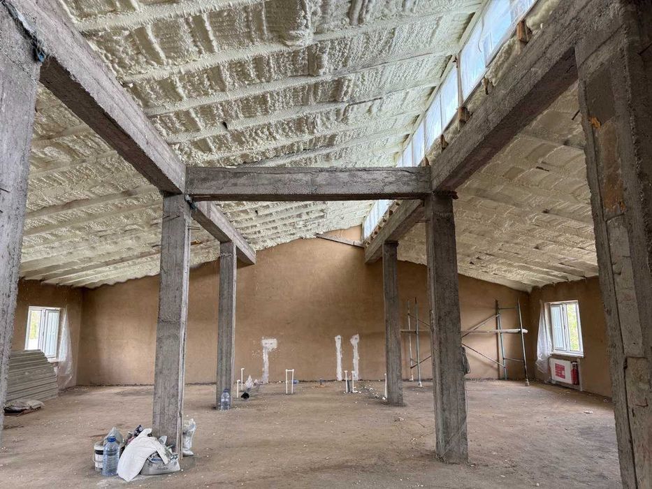 Пена Утепление крыши, мансарды, чердака, подвалов, домов, penka sepish