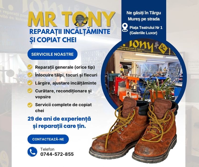 Reparatii incâltaminte copiat chei